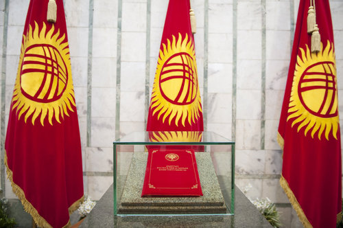 Frank-Walter Steinmeier in Kirgisistan