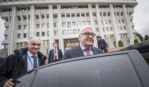 Frank-Walter Steinmeier in Kirgisistan