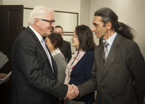 Frank-Walter Steinmeier in Kirgisistan