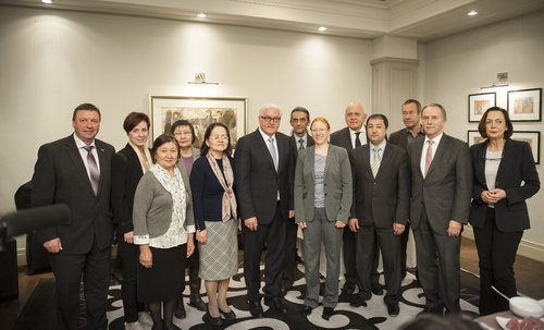 Frank-Walter Steinmeier in Kirgisistan