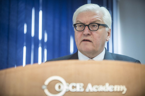 Frank-Walter Steinmeier in Kirgisistan