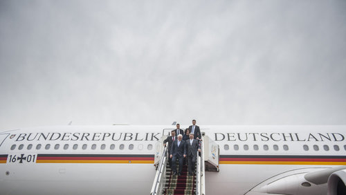 Frank-Walter Steinmeier in Tadschikistan