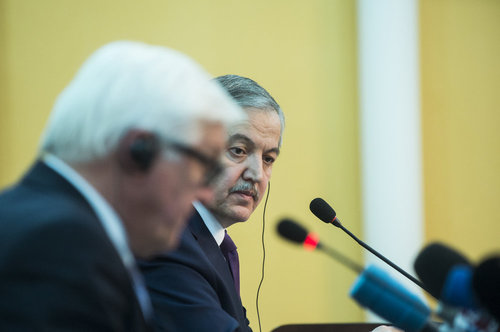 Frank-Walter Steinmeier in Tadschikistan