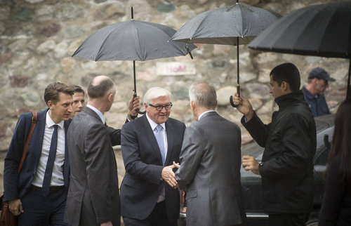 Frank-Walter Steinmeier in Tadschikistan