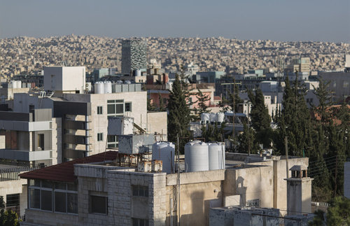 Ueberblick ueber die Stadt Amman