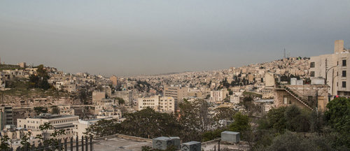 Ueberblick ueber die Stadt Amman