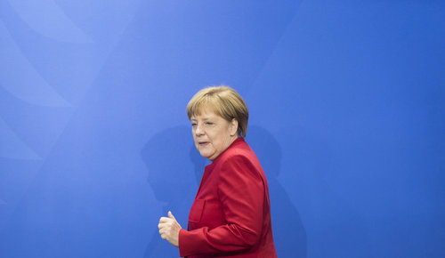 Presseunterrichtung Merkel