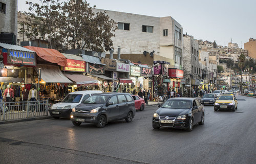 Strassenszene in Amman
