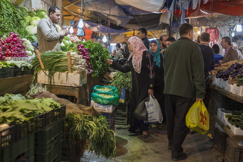 Marktszene in Amman