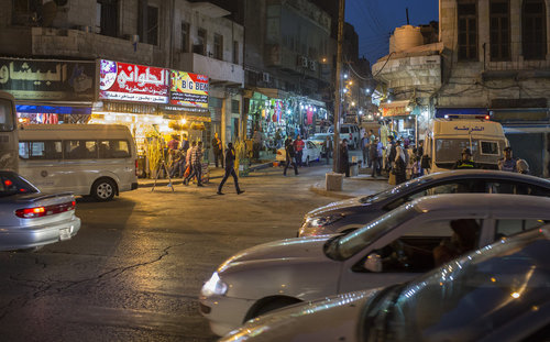 Strassenszene in Amman