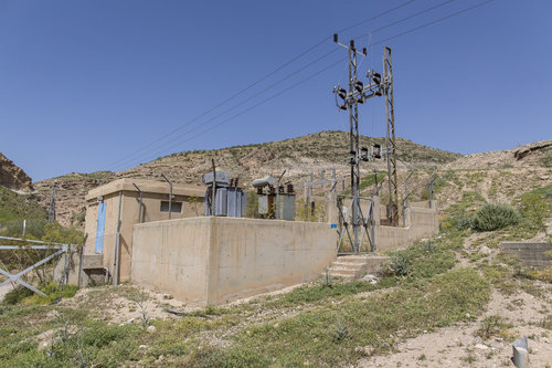 Anlage auf dem Hedan Brunnenfeld in Jordanien
