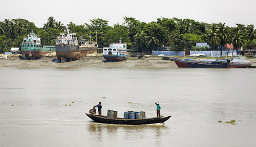 Hafen in Bangladesch