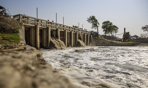 Staudamm in Bangladesch