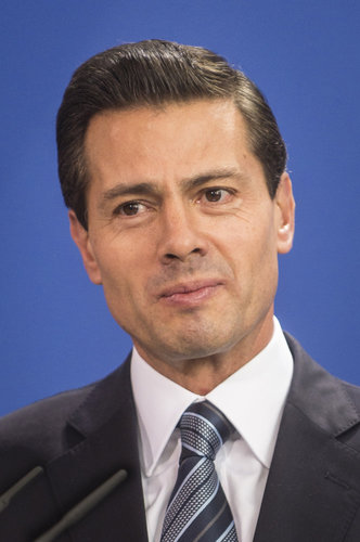 Enrique Pena Nieto besucht Merkel