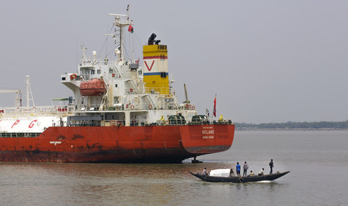 Flussschifffahrt in Bangladesch