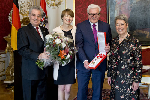 Verleihung Goldenes Ehrenzeichen an BM Steinmeier in Wien