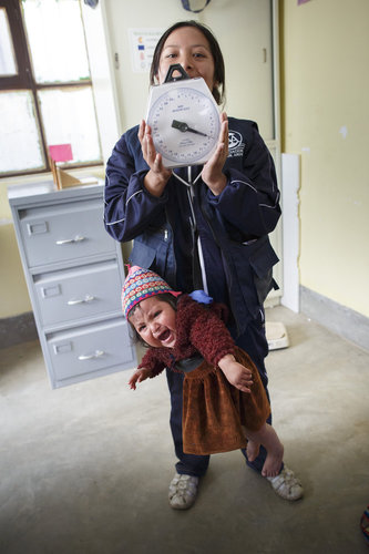 Gesundheitsprogramm f√ºr beduerftige Kinder in Bolivien