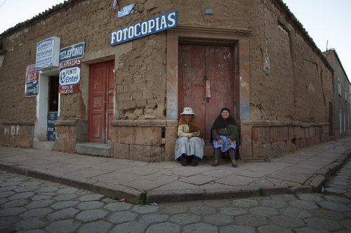 Dorfleben in den Anden von Bolivien