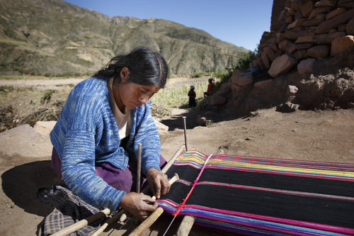 Traditionelles Kunsthandwerk in Bolivien