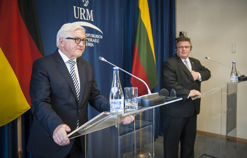 BM Steinmeier in Wilna