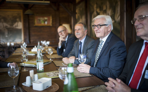 BM Steinmeier in Wilna