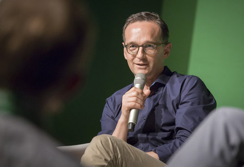 Heiko Maas besucht den 100. Katholikentag in Leipzig