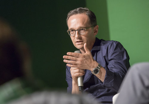 Heiko Maas besucht den 100. Katholikentag in Leipzig