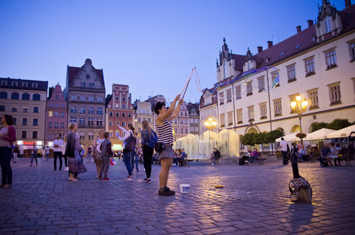 Ring in der Altstadt von Breslau