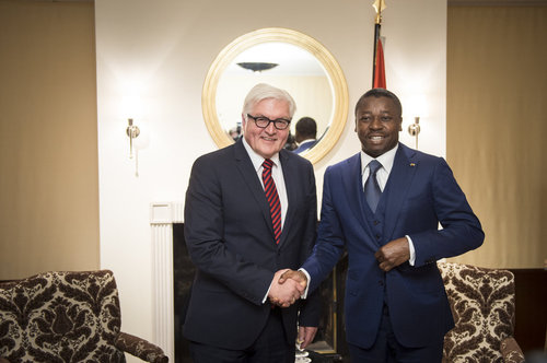 Frank-Walter Steinmeier trifft Praesident aus Togo