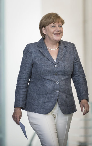 Merkel trifft Ministerpraesident der Slowakei