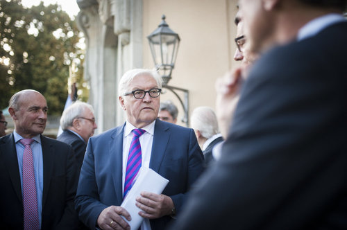 Frank-Walter Steinmeier trifft Praesident von Argentinien Mauricio Macri