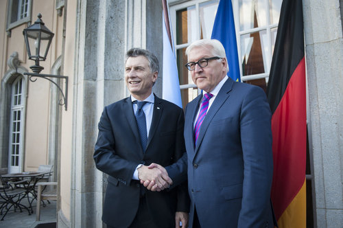 Frank-Walter Steinmeier trifft Praesident von Argentinien Mauricio Macri