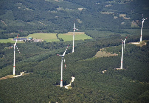 Windkraftanlagen im Wald