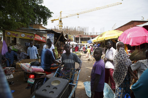 Markt in Niamey, Hauptstadt von Niger