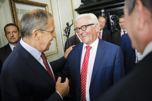 BM Steinmeier in Russland