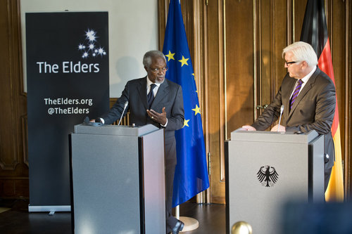 BM Steinmeier trifft The Elders