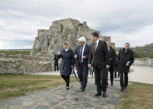 Reise BM Steinmeier nach Bratislava