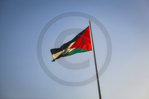 Nationalflagge von Jordanien