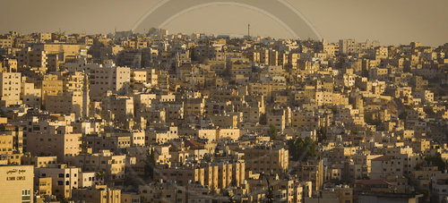 Stadtansicht Amman, Hauptstadt von Jordanien