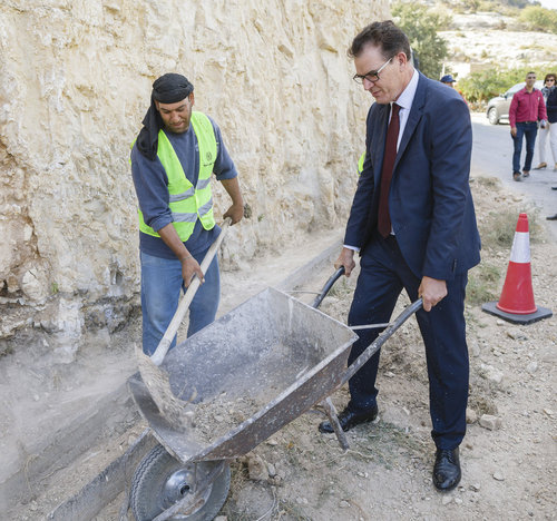 BM Mueller in Jordanien