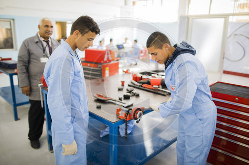 Ausbildung von Jugendlichen zu Metallbauern in Jordanien