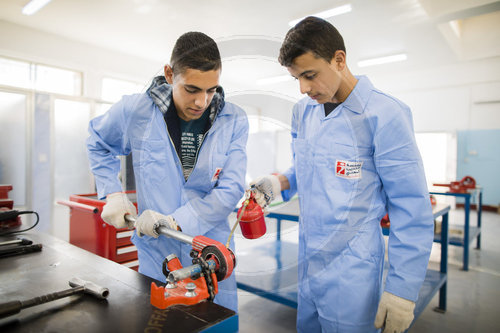 Ausbildung von Jugendlichen zu Metallbauern in Jordanien