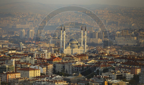 Blick auf Ankara, Hauptstadt der Tuerkei