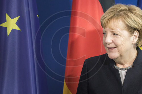 Angela Merkel empfaengt den Staatspraesidenten von Tschad
