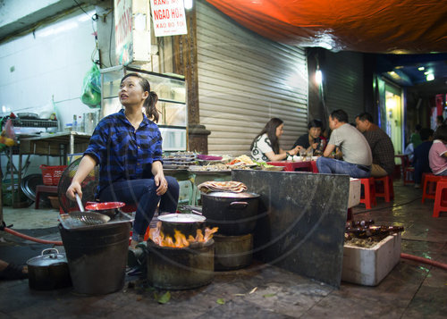 Traditionelle Garkueche in Hanoi