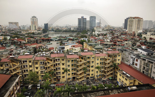 Stadtansicht von Hanoi, Hauptstadt von Vietnam