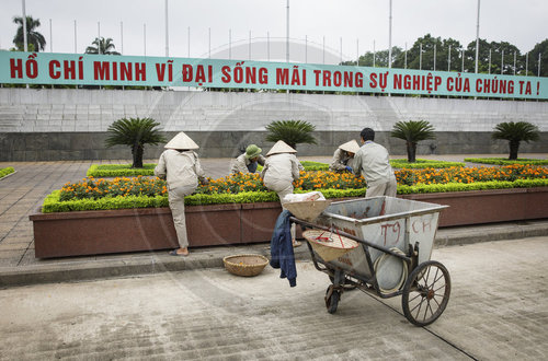 Ho Chi Minh Mausoleum in Hanoi