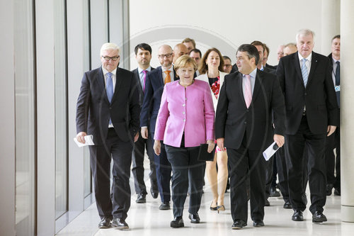 Vorstellung Steinmeier als Kandidat fuer das Amt des Bundespraesidenten