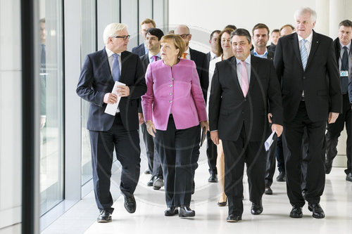 Vorstellung Steinmeier als Kandidat fuer das Amt des Bundespraesidenten