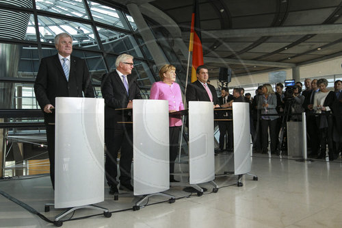 Vorstellung Steinmeier als Kandidat fuer das Amt des Bundespraesidenten